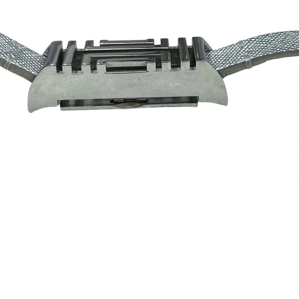 TORY BURCH SILVER CASE & SILVER LEATHER STRAP FITBIT BRACELET
